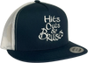 Hits, Cuts & Bruises Podcast - HCB Branded Trucker Hats Navy, White, White