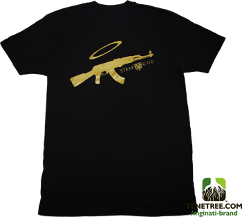 Mginati Brand | Strap God Special Edition Black&Gold Tee Mginati Brand | Strap God Special Edition Black&Gold Tee