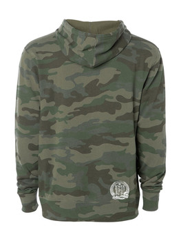 Hispaniola Port & Trade Company | H.B.N Since 1804 Unisex Green Camo White Hoodie Back Hispaniola Port & Trade Company | H.B.N Since 1804 Unisex Green Camo White Hoodie Back