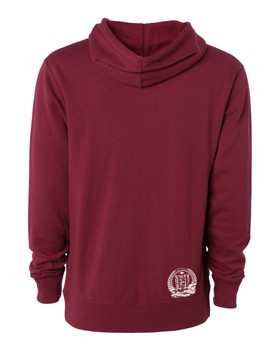 Hispaniola Port & Trade Company | H.B.N Since 1804 Unisex Cardinal White Hoodie Back Hispaniola Port & Trade Company | H.B.N Since 1804 Unisex Cardinal White Hoodie Back