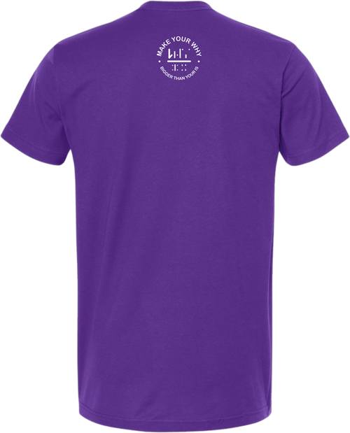 WOI Brand | EGO Purple Yellow Crew Unisex Tees Back