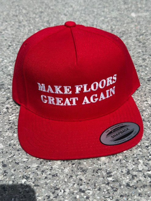 Magic Mike Epoxy - Make Floors Great Again Hats Red, White