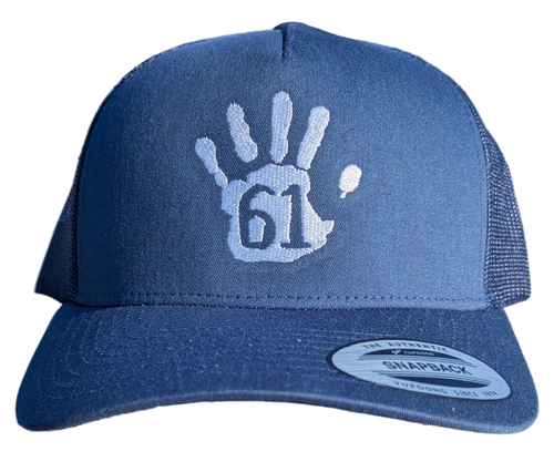 Pipclothing RUH - 561 Branded Trucker Hats Navy, Navy, White