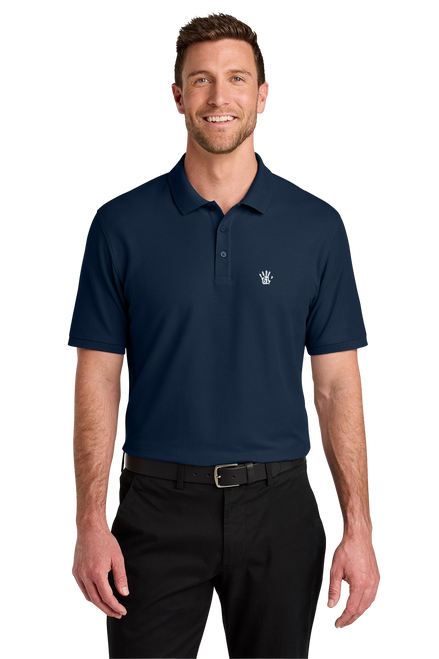 Pipclothing - RUH 561 Branded Polo Navy White