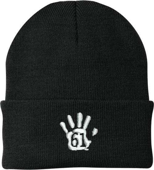 Pipclothing RUH - 561 Logo Branded Beanies Black, Black, White