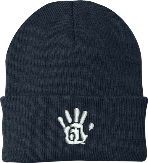 Pipclothing RUH - 561 Logo Branded Beanies Navy, Navy, White