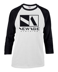 New Age Clothing | Premier WHT-BLK - BLK Ragla
