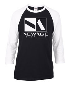 New Age Clothing | Premier WHT-BLK - WHT Raglan