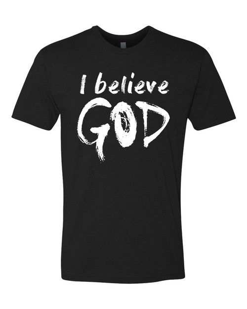 Tricka Brown Ministries | "I Believe God" Black Fitted Tees