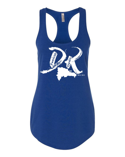 Hispaniola Port & Trade Company | DR "Since 1844" Royal Ladies Premium Fitted French Terry Racerback Slub Tank