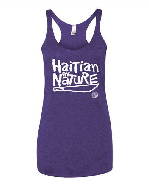 Hispaniola Port & Trade Company HBN Since 1804 Ladies Racerback Tank Top PUR