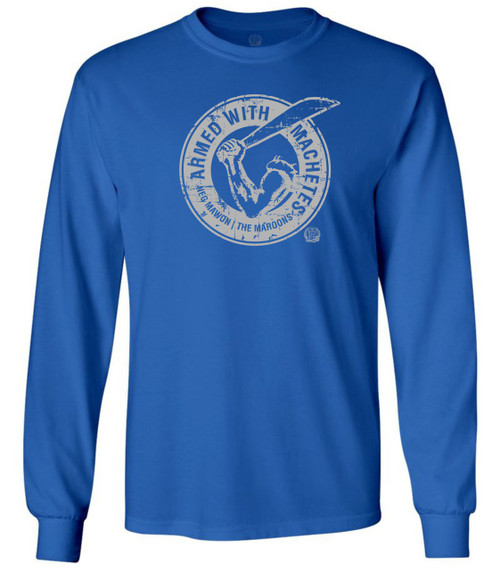 Hispaniola Port & Trade Company AWM Since 1804 Long Sleeve Crew Royal