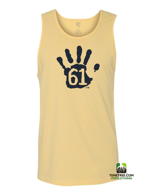 Pipclothing - Rep Ur Hood "Hand61" Banana Yellow-Navy Tank