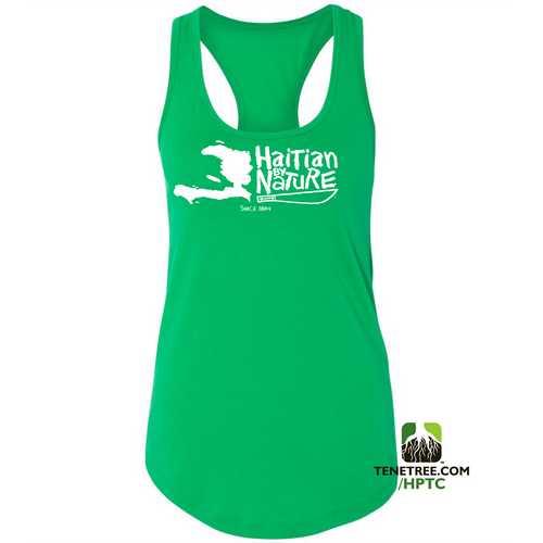 HISPANIOLA PORT & TRADE COMPANY HBN MAP RACERBACK TANK GREEN