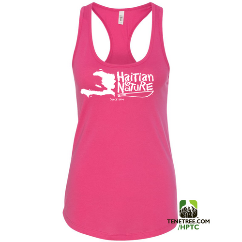HISPANIOLA PORT & TRADE COMPANY HBN MAP RACERBACK TANK HOT PINK
