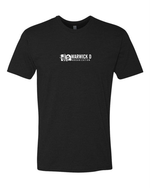 Warwick D | "Signature Logo" Black Premium Fit Crew Front
