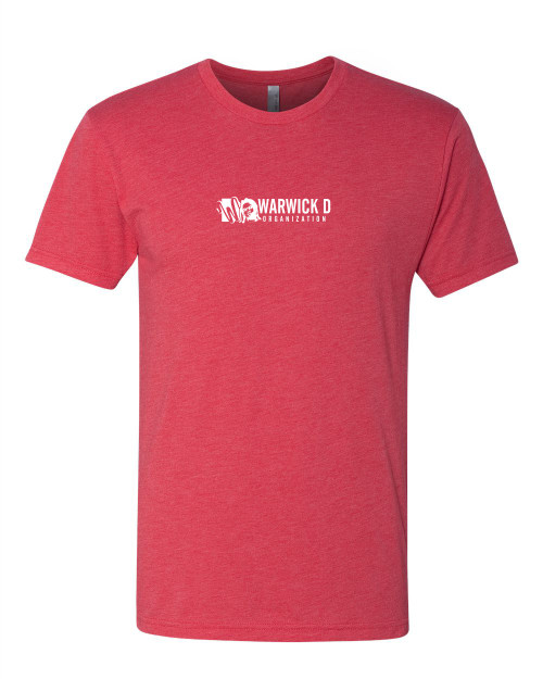 Warwick D | "Signature Logo" Red Premium Fit Crew Front