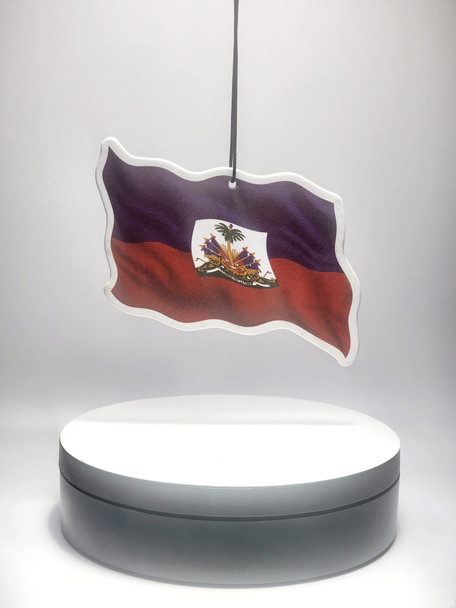 FlagDay365 - Haiti Air Freshener - Carib Ocean Scent