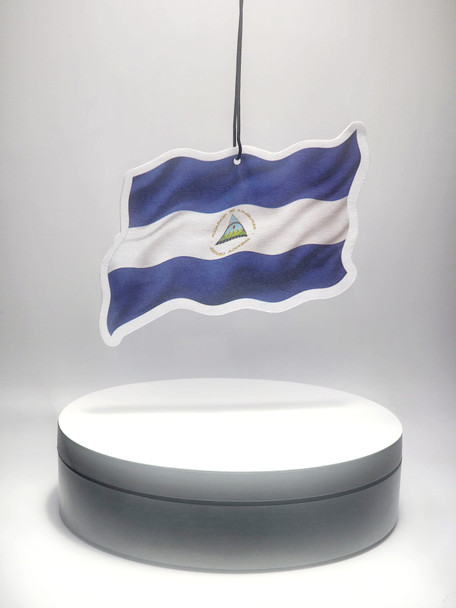 FlagDay365 - Nicaragua Air Freshener - Carib Ocean Scent