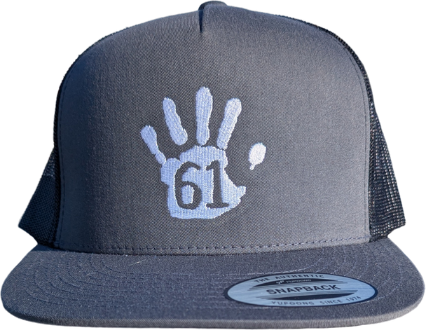 Pipclothing RUH - 561 Branded Trucker Hats Charcoal, Charcoal, White