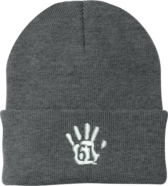 Pipclothing RUH - 561 Logo Branded Beanies Grey, Grey, White