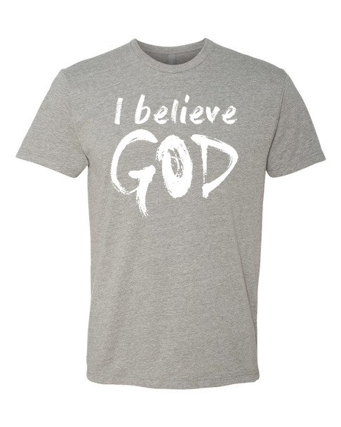 Tricka Brown Ministries | I Believe God Dk Heather Fit Tees