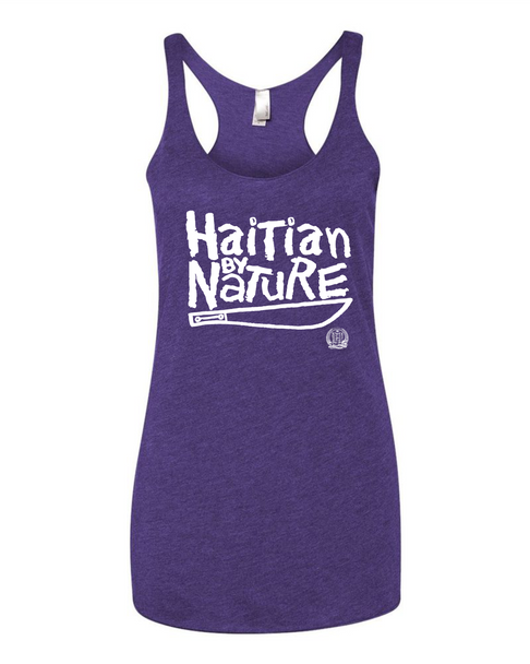 Hispaniola Port & Trade Company HBN Since 1804 Ladies Racerback Tank Top PUR