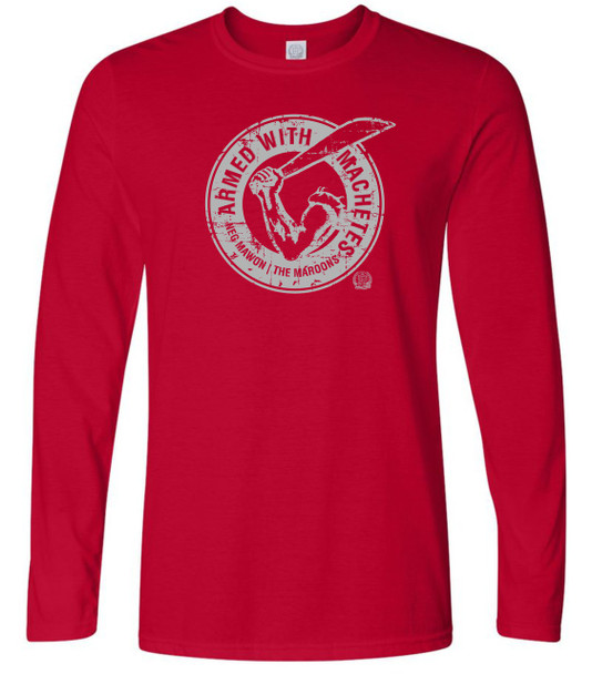 Hispaniola Port & Trade Company AWM Since 1804 Long Sleeve Crew Red