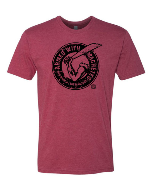 Hispaniola Port & Trade Company AWM Since 1804 Triblend Racerback Crew Vin Red