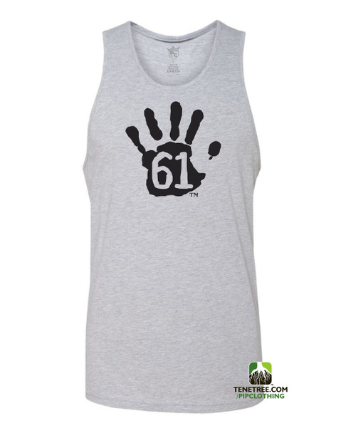 Pipclothing - Rep Ur Hood "Hand61" Light Heather Grey-Black Tank