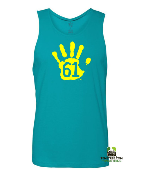 Pipclothing - Rep Ur Hood "Hand61" Carolina Blue-Lemon Tank