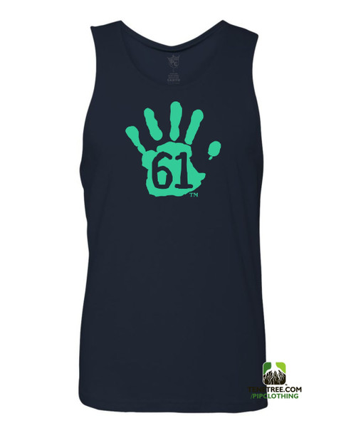 Pipclothing - Rep Ur Hood "Hand61" Navy-Light Blue Tank