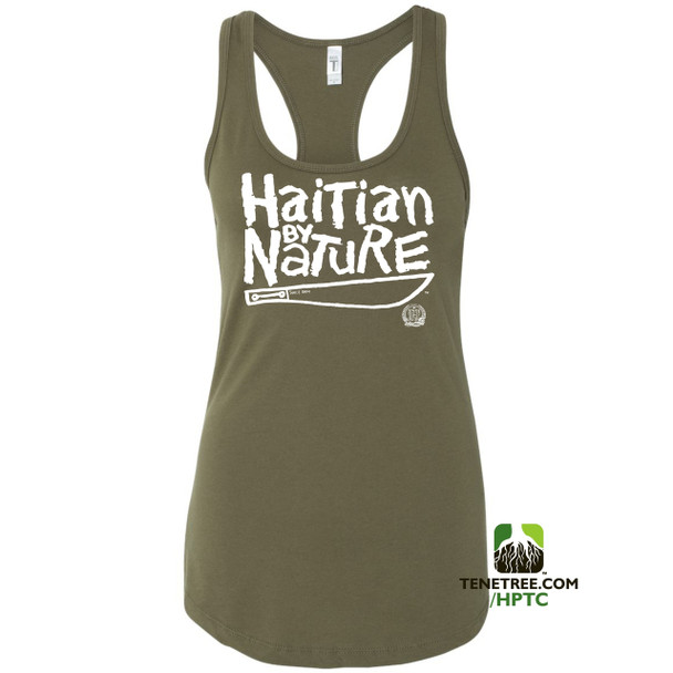 Hispaniola Port & Trade Company HBN Ladies Tank Army White
