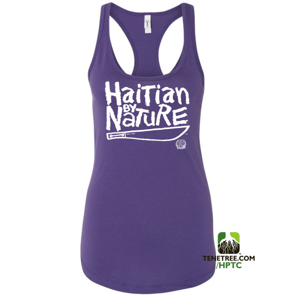 Hispaniola Port & Trade Company HBN Ladies Tank Purple White