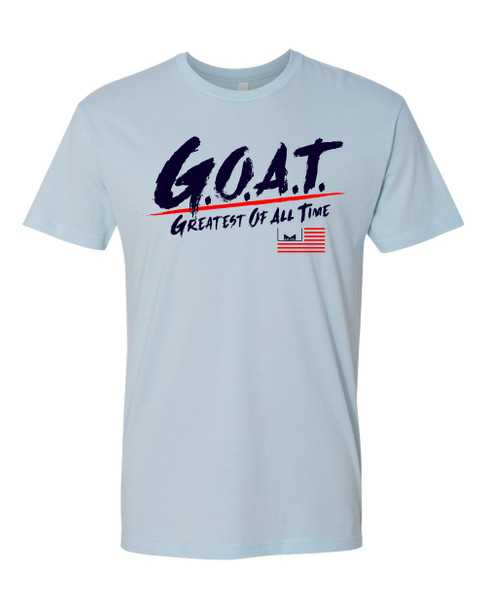 Marvelous Artz - GOAT Pride Light Blue Red Navy Crew