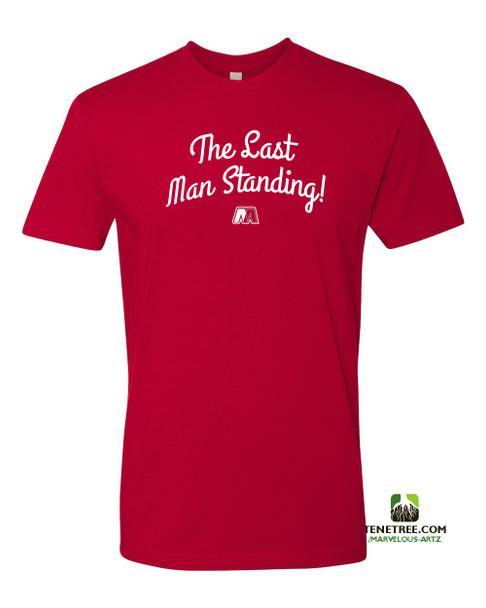 Marvelous Artz - "The Last Man Standing" Tees Red White