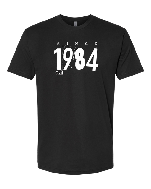 NaturalBoy Gear® - Since 1984 Fit Crew Tee Black White