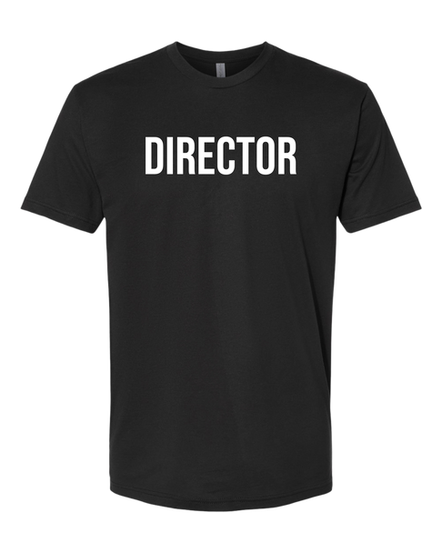 NaturalBoy Gear® - Director Fit Crew Tee Black White