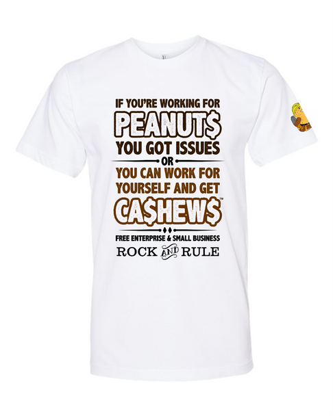 Ecclesiastic Entrepreneur Co. - Sir. Peanut Crew Tee White Front
