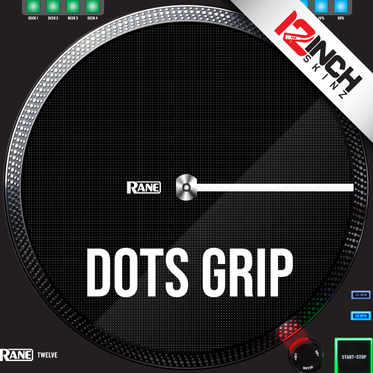 DJ機材 rane control disk 12inch Control Disc System (SINGLE) for Rane Twelve MK1 & MK2