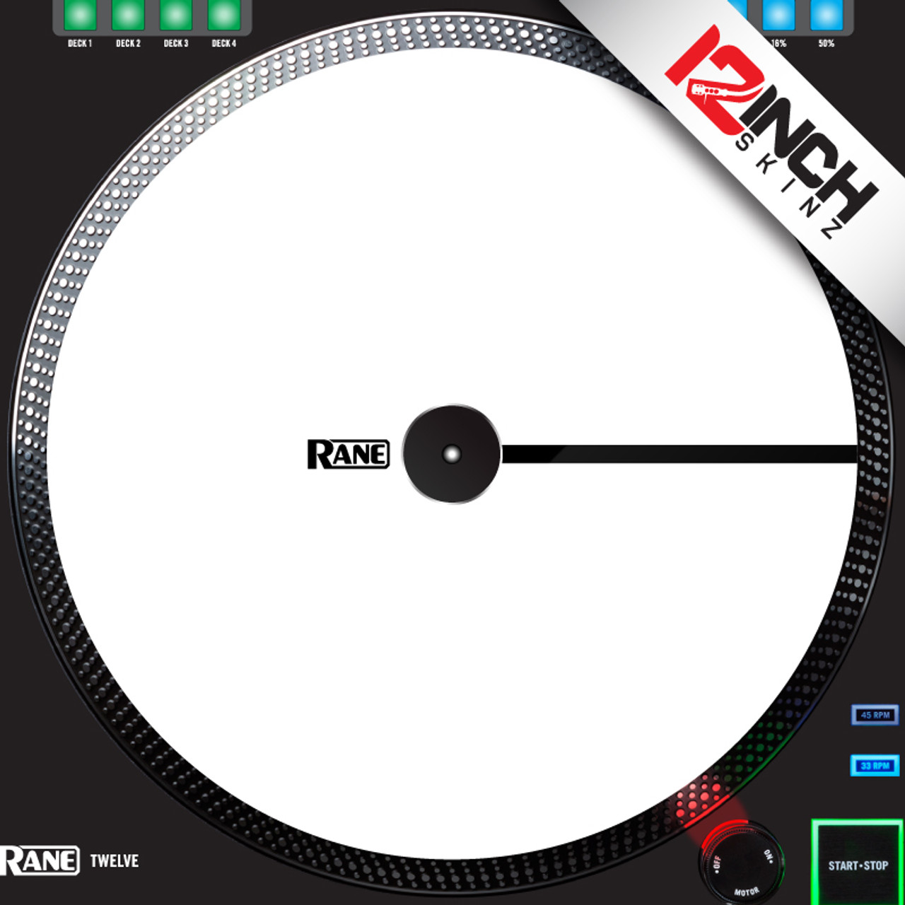 Control Disc Rane Twelve MK1 & MK2 OEM (SINGLE) - Cue Colors