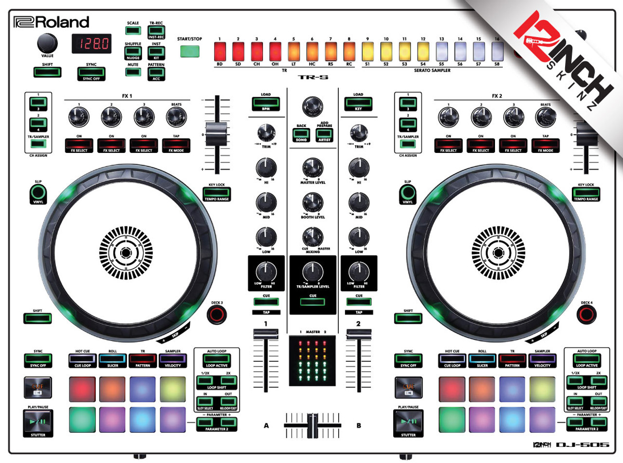 DJ機材 Roland DJ-505 Roland DJ-505 Skinz - Colors - 12inchSkinz