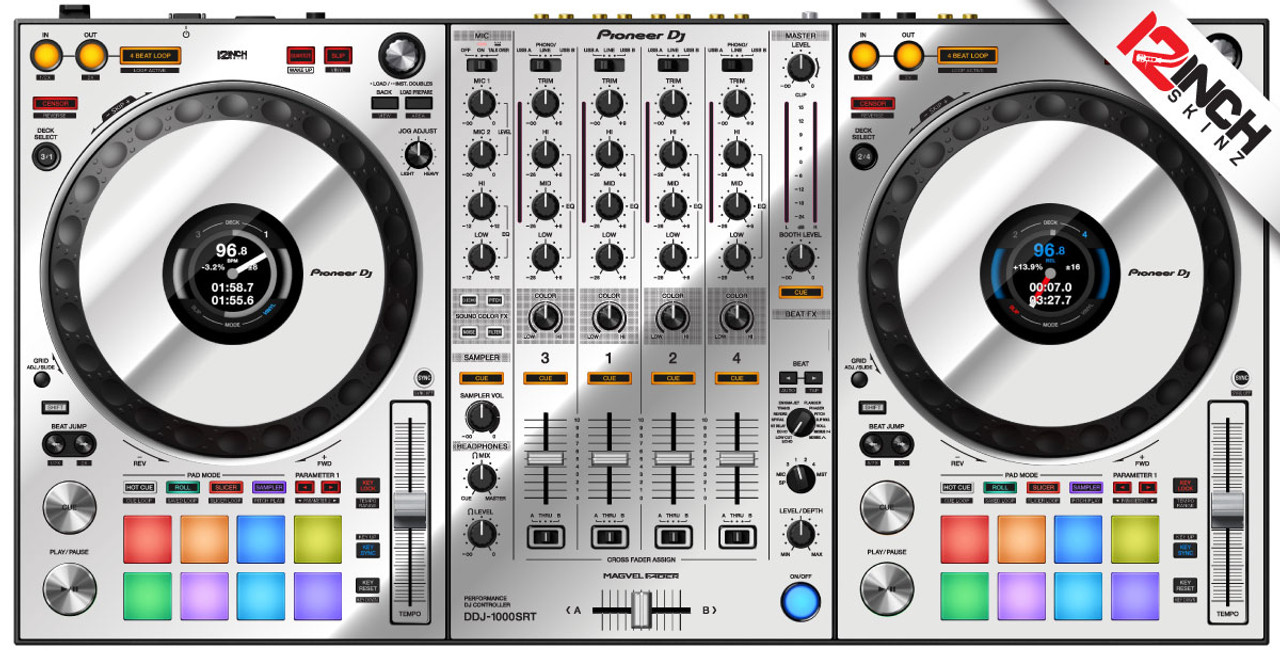 Pioneer DDJ-1000SRT Skinz - Metallics