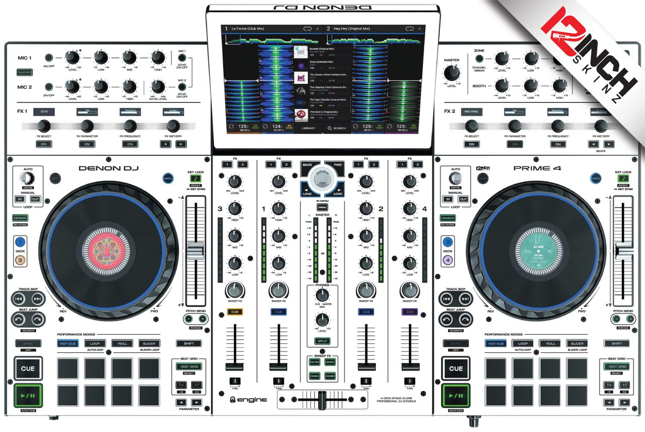 Denon PRIME 4 Skinz - Colors - 12inchSkinz