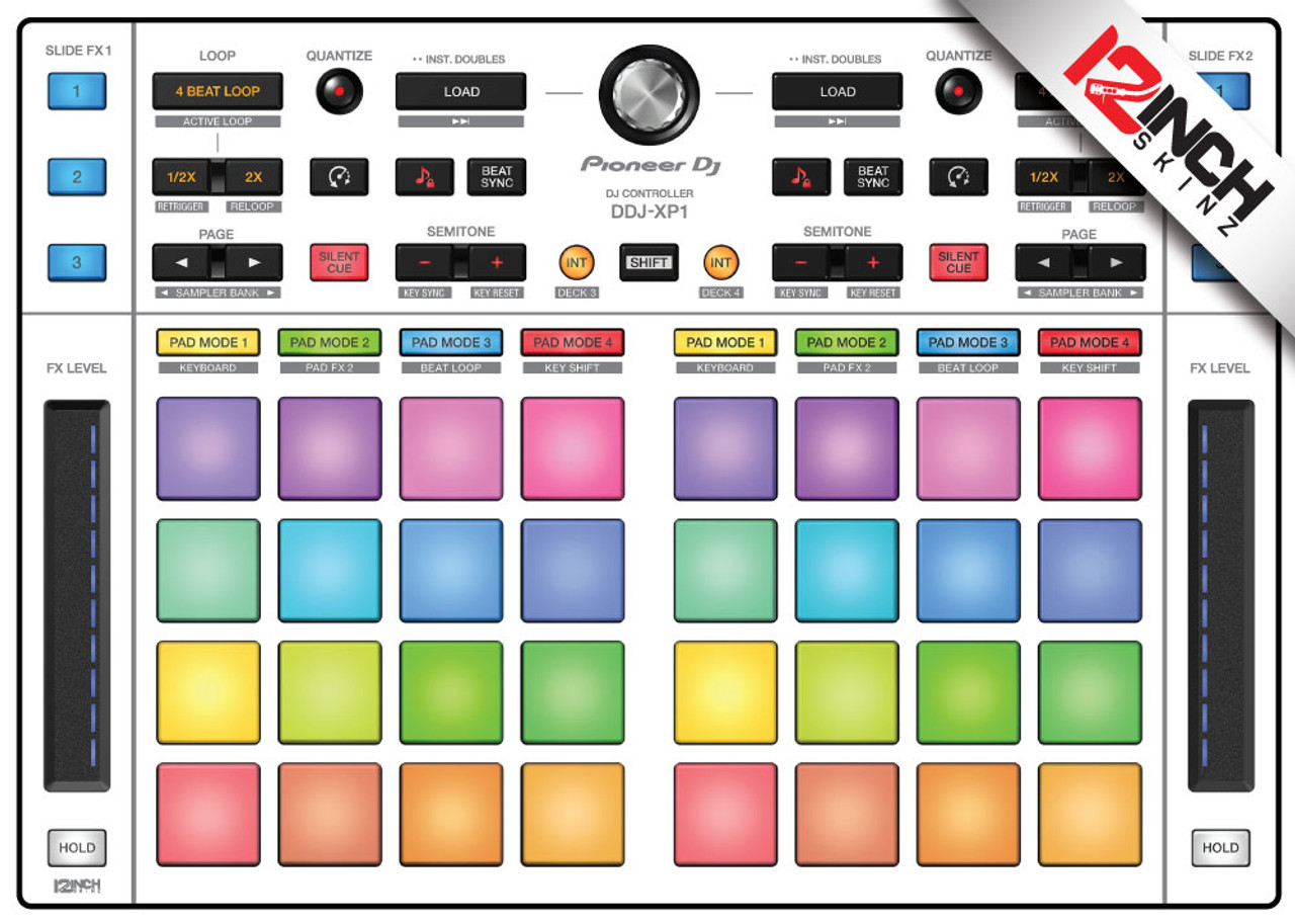 Pioneer DDJ-XP1 Skinz - Colors - 12inchSkinz