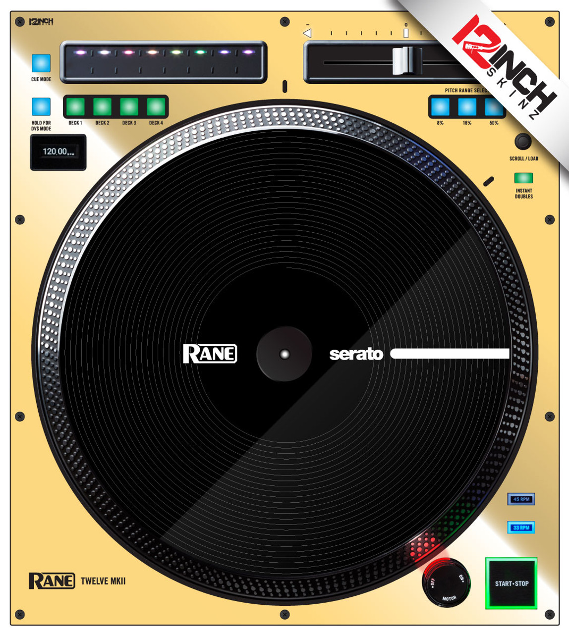 Rane Twelve MK2 Skinz (SINGLE) - Metallics