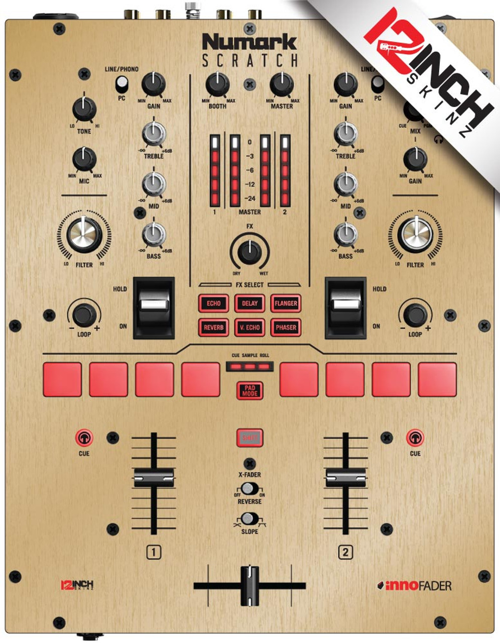 Numark Scratch Skinz - Metallics