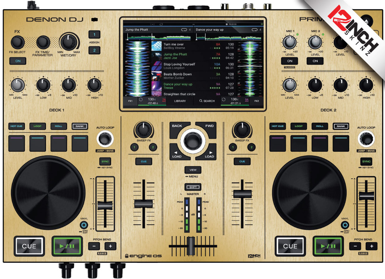 Denon Prime GO Skinz - Metallics