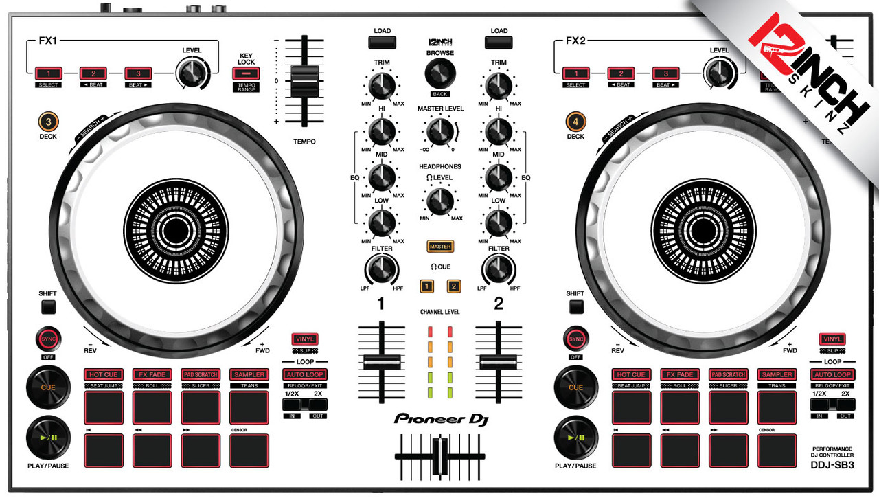 Pioneer DDJ-SB3 Skinz - Colors - 12inchSkinz