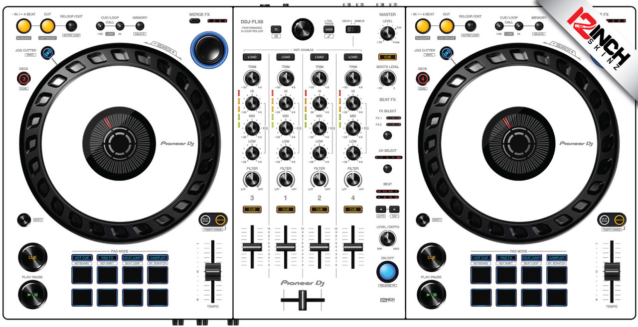 Pioneer DDJ-FLX6 Skinz - Colors - 12inchSkinz